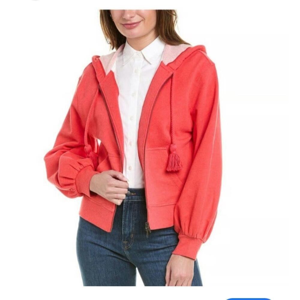 CABI Deluxe Zip Up Hoodie Size Medium